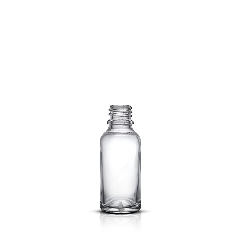 30ml Clear Glass Dropper Bottle GL18 DIN18