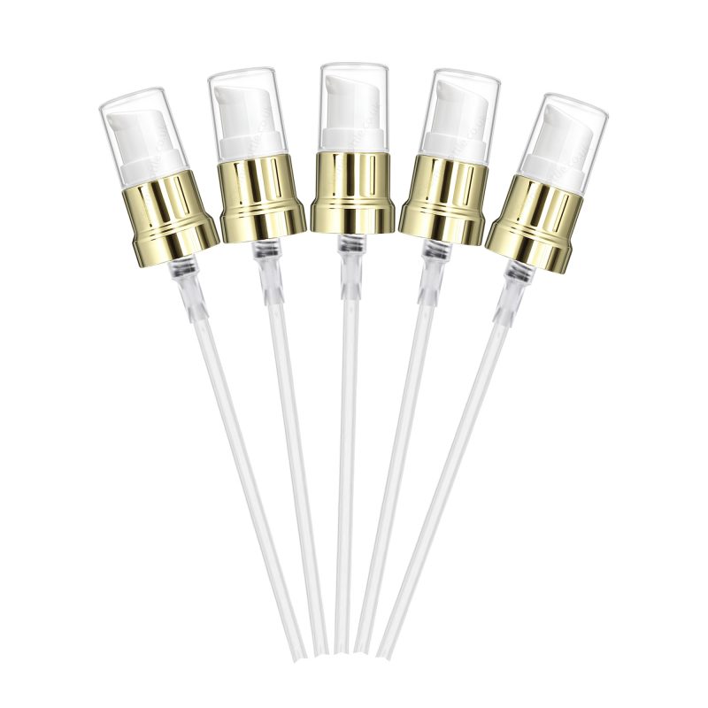 18mm Gold Lotion Dispenser Treatment Pump