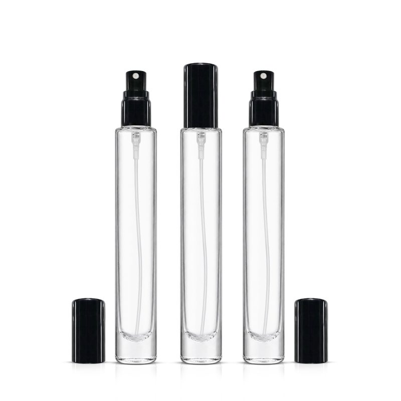 10ml Glass Perfume Bottle Black Atomiser Spray Wholesale