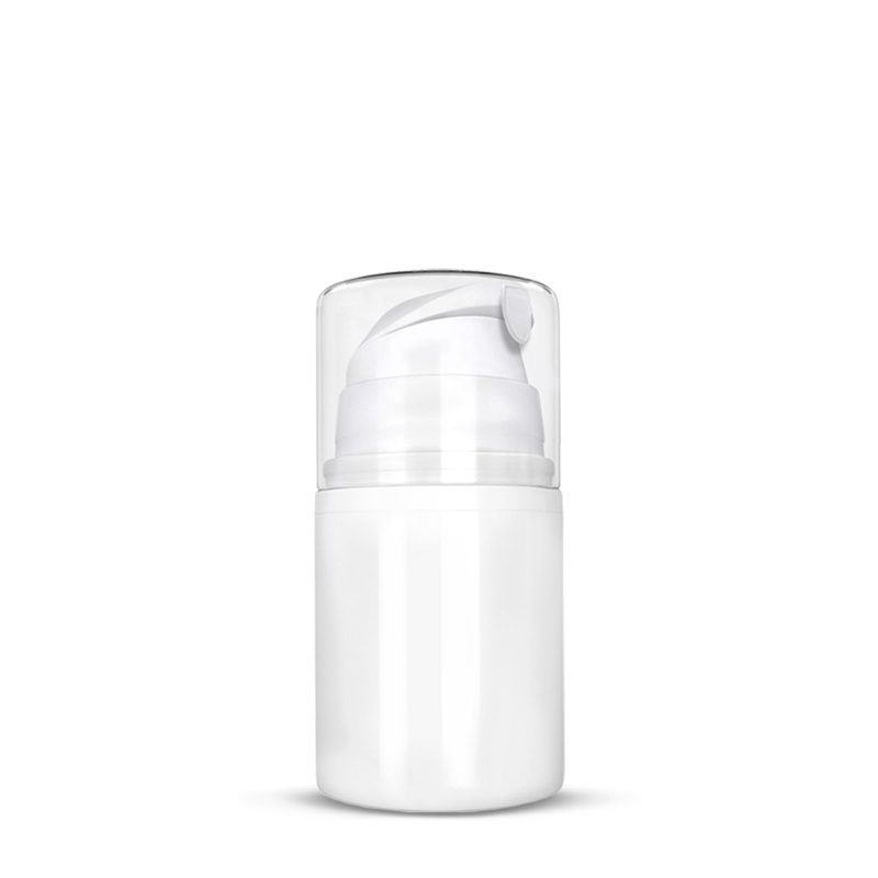 50ml Airless Bottle with Clear Over Cap